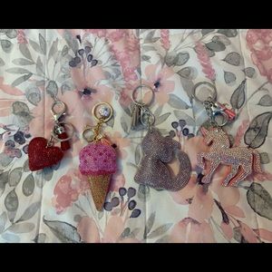 NWOT set of 4 Keychains